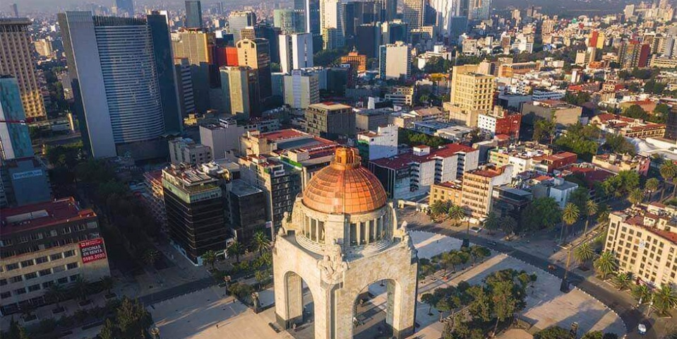 La Ciudad de México desde las alturas