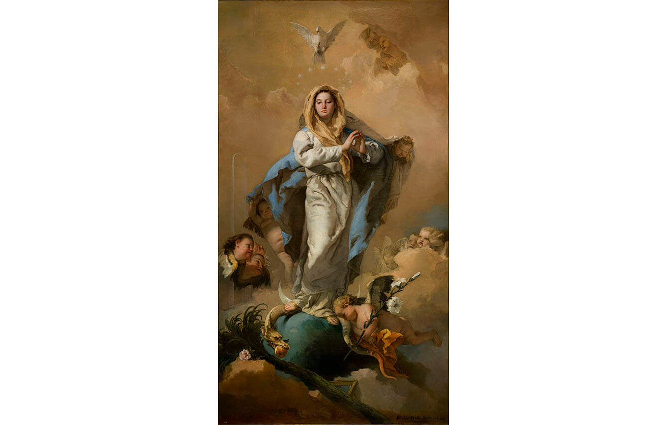 9 La Inmaculada Concepción, Giambattista Tiepolo (1767-1769). Sala 019