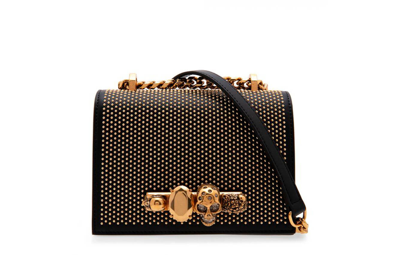 Alexander McQueen small jewelled satchel