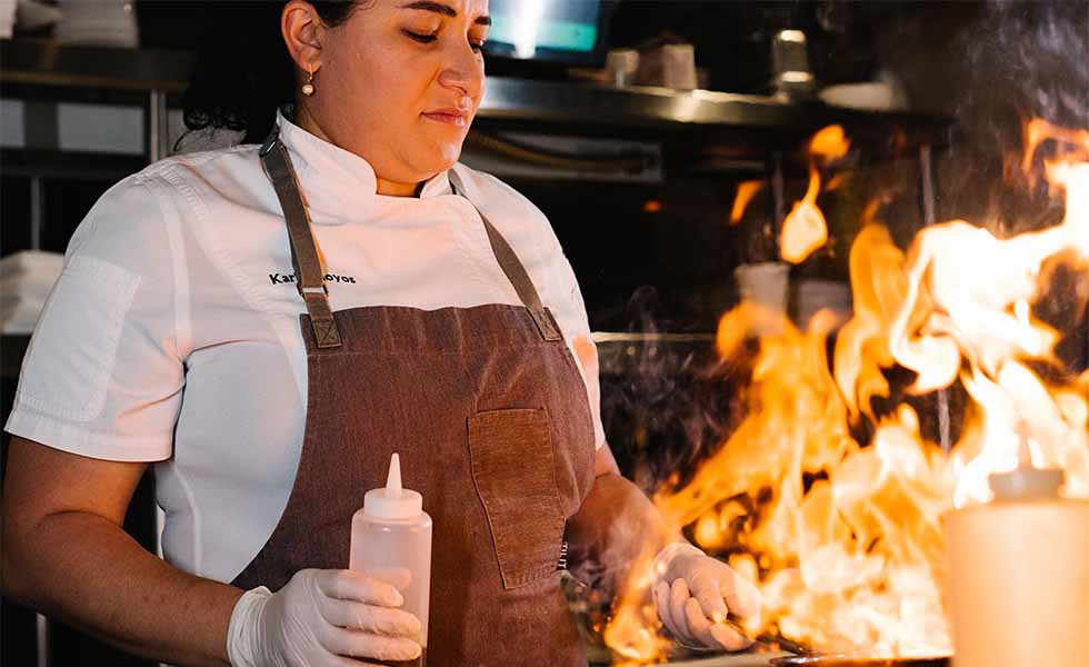  La chef Karla Hoyos ofrece un millón de comidas en MadridSubtítulo