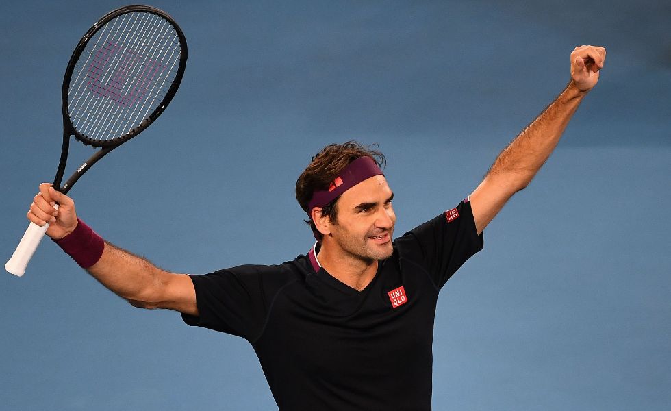  La sorpresa de Roger Federer a dos jóvenes tenistasSubtítulo