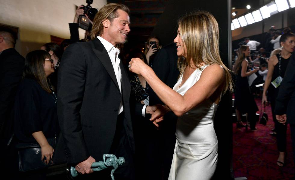 El reencuentro de Brad Pitt y Jennifer Aniston por ZoomSubtítulo