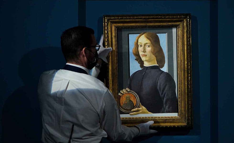  Un cuadro de Botticelli se subasta por 92 millones de dólaresSubtítulo