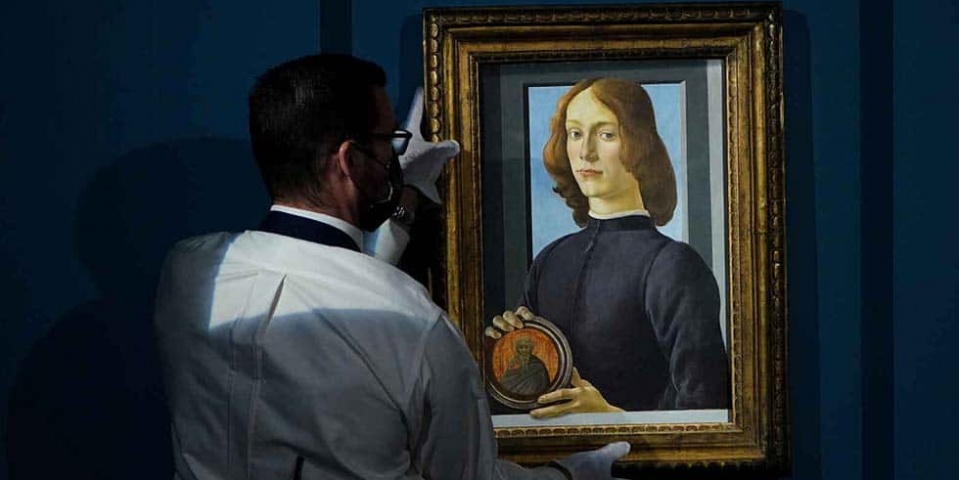 Un cuadro de Botticelli se subasta por 92 millones de dólares