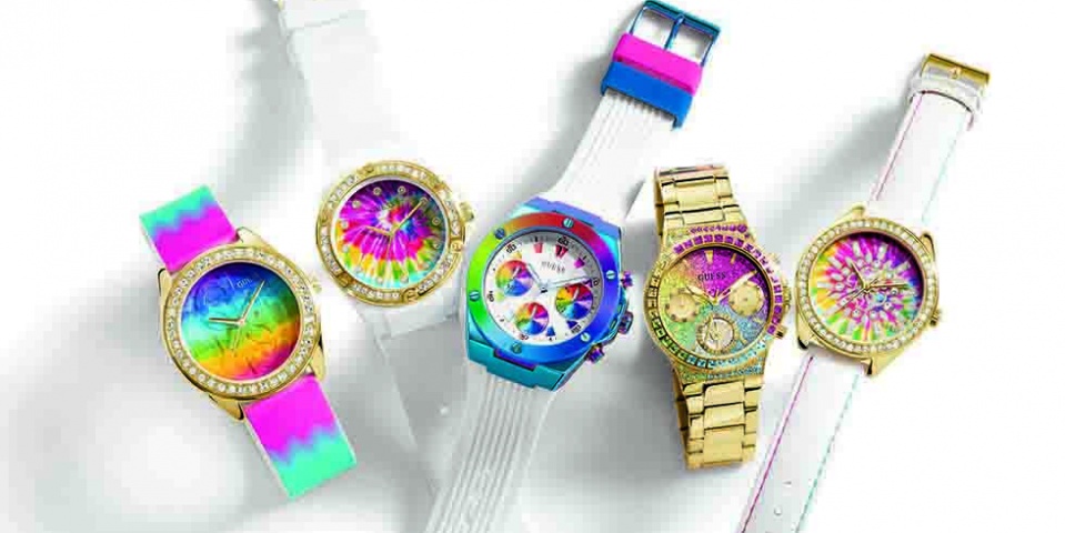 Descubre los nuevos y coloridos relojes de Guess